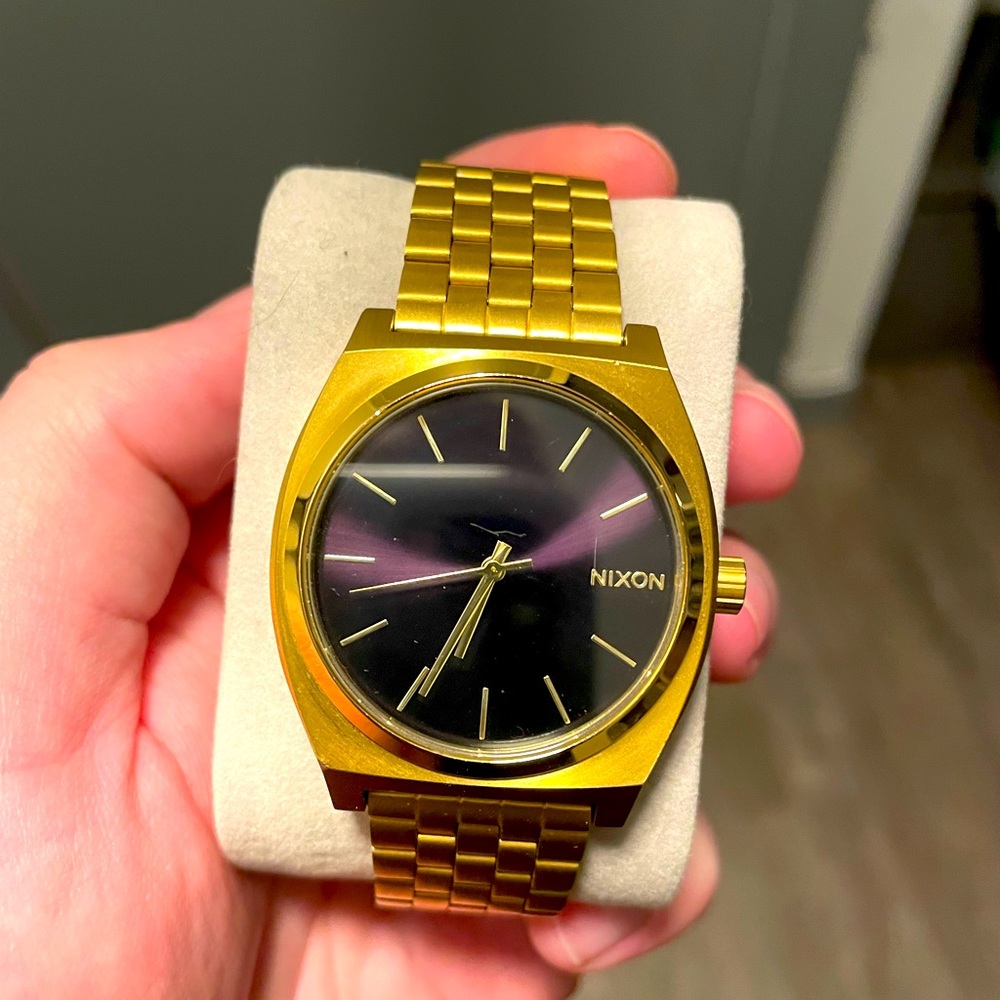 Men’s Nixon Gold Watch